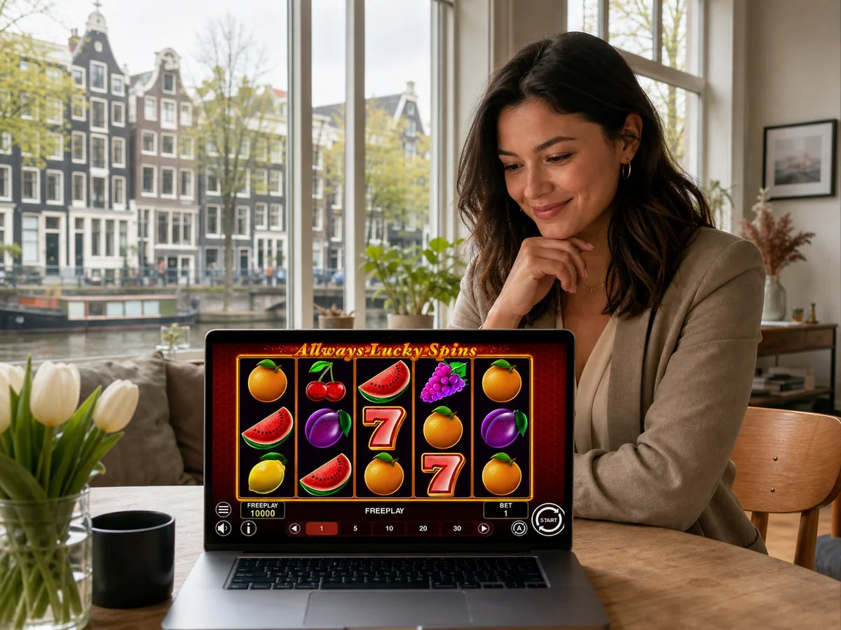 Allways Lucky Spins in de lobby van Circus.nl
